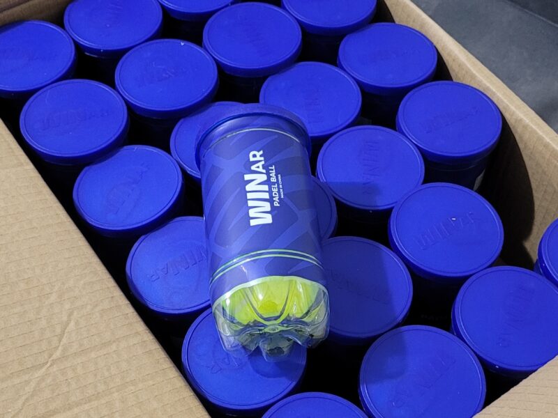 Caja de pelotas 24 tubos x 2