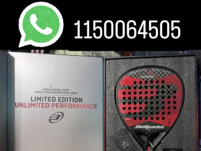 Vendo Bullpadel Hack 3 Paquito Navarro Master Final Barcelona 22/23